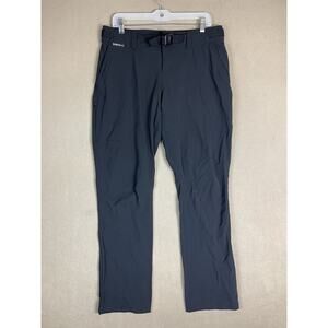 Macpac Pants Womens 14 Black Hiking Outdoor Straight Leg Mid Rise Adult